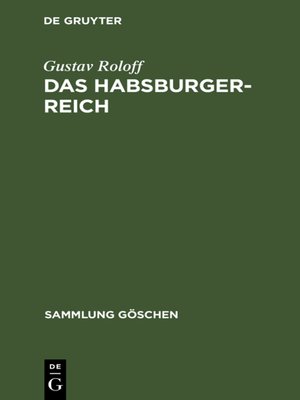 cover image of Das Habsburger-Reich